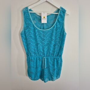 Body Glove One Piece Beach Cover Up Romper NEW